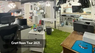 Craft Room Tour 2021 Paper Crafting Studio