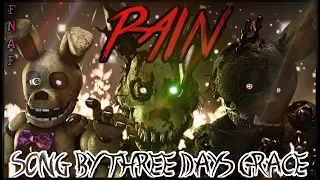 [SFM/FNAF/SONG] - "PAIN REMASTERED" Song by Three days Grace