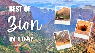 [4K] BEST Things To Do in ZION National Park, Utah, USA | What We Did In 1 Day