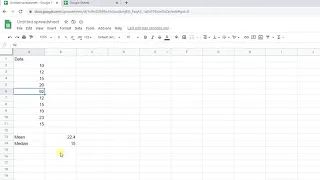 How to Calculate Mean Median Standard Deviation and Variance Quickly In Google Spreadsheet