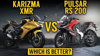 Hero Karizma XMR VS Bajaj Pulsar RS200 | New Karizma xmr 2023 VS RS200 | comparison which is better?