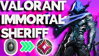 Valorant Sheriff Only to immortal Rank Grind