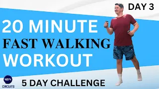 Over 50s FAST WALKING In 20 Minutes | 5 Day Challenge