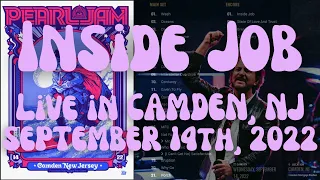 Pearl Jam - Inside Job - Live in Camden, NJ 09/14/2022 - Freedom Mortgage Pavilion