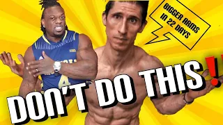 ATHLEAN X CAN YOU GET BIGGER ARMS IN 22 DAYS? I CALL BULL SH** MY RESPONSE|COACHING UP