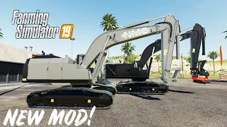 NEW MOD in Farming Simulator 2019 | NEW EXCAVATOR MOD IS  NOW ONLINE | PS4 | Xbox One | PC