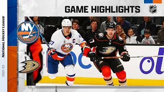 Islanders @ Ducks 2/27 l NHL Highlights 2022