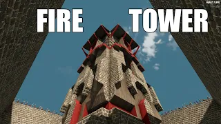 The FIRE TOWER! | Base Day One Alpha 21 7 Days To Die Ep 28