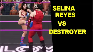 GLOW 1985 Selina Reyes vs Destroyer - Mixed Knockout Match