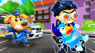 O No ! Bluey In Danger. Stop immediately ! | BLUEY Toy for Kids | Pretend Play with Bluey Toys