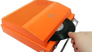 MPK Slot-in 7" record player: The bright orange record eater