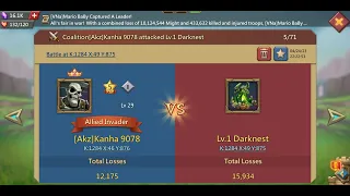 How to attack the Darknest in lords mobile! How to get a darknest essences? Darknest fight #attack