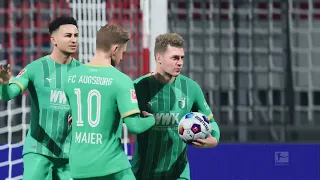 EA Sports FC 24 Gameplay: FC Bayern Munich vs FC Augsburg - (Xbox Series X) [4K60FPS]