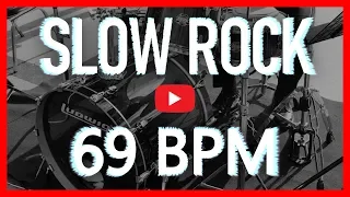 Slow Rock Drum Track 69 BPM Drum Beat (Isolated Drums) [HQ]