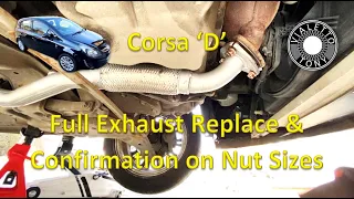 Opel / Vauxhall Corsa Full Exhaust Replacement