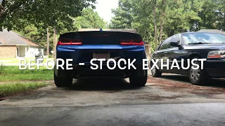 Camaro SS 1LE Exhaust Upgrade (MBRP Axleback Install)