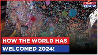 New Year Celebrations And Fireworks As Countries Around The World Welcomes 2024 | English News