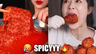 AMERICAN VS KOREAN SPICY EATING CHALLENGES!🌶️