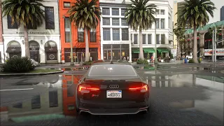 Grand Theft Auto V - QuantV 3.0 - Insanely Realistic Graphics [4k] Gameplay on $10,000 PC
