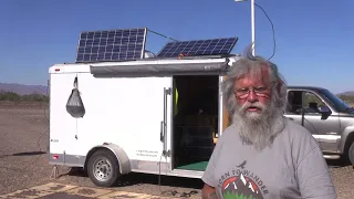 Trailer Tour of a Nomad Living in a Cargo Trailer