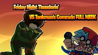 Friday Night Funkin' | Friday Night Thunderin' Vs Tankman Comrade Full Week HARD All Cutscenes