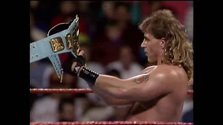 WWF IC Champ Shawn Michaels vs Joey Maggs. Shawn calls out Tatanka! 1993