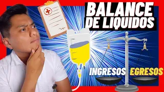 💉BALANCE HIDRICO-CONTROL DE LIQUIDOS (EJEMPLO)FACIL Y RAPIDO! 🔵 ENFERMERIA-MEDICINA