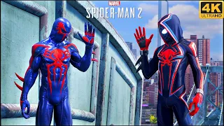 2099 Spider-Men vs The Hunters - Marvel's Spider-Man 2 (4K 60FPS)