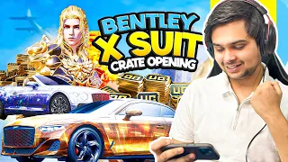 LUCKIEST Ignis X-Suit & Bentley Crate Opening | 50,000 UC BEST CRATE OPENING | BGMI