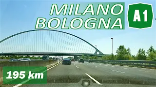 A1 | Driving in ITALY | MILAN to BOLOGNA