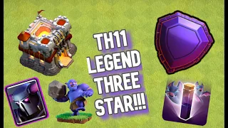 Three Star vs TH11 LEGEND With Pekka BoBat!!! Best TH11 Attack Strategy in 2020!