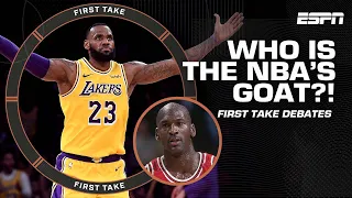 Who is the NBA's GOAT? 🐐 Stephen A., Shannon Sharpe and Tim Legler debate 👀 | First Take