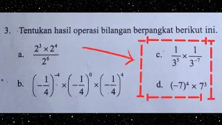 Latihan 1.4 Pangkat Nol Pangkat Negatif dan Bentuk Akar 87 Matematika SMP Kelas 9