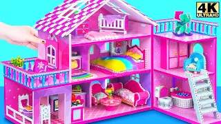 Build Mega Luxury Pink Castle with 9 Amazing Room from Cardboard for Hamster ❤️ DIY Miniature House