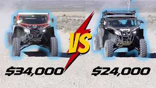 DON'T BUY A CAN-AM Until you watch this!! XRS TURBO R VS X3 turbo side by side comparison