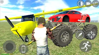 Open World Cesna Airplane Monster Truck Apache and Hayabusa Bikes Driving 3D - Android Gameplay.