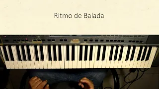 Como Tocar Ritmo de Balada no Teclado - Compasso 6/8 - Iniciantes