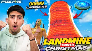 I Made Landmine Tower😱🤯99999 Landmine Crazy Match - Free Fire India