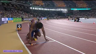 4x400m Men's Relay Final. Budapest 2023