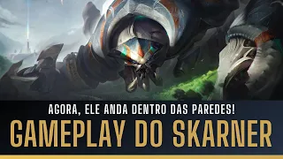 GAMEPLAY COMPLETO DO NOVO SKARNER! AGORA, ELE ANDA POR DENTRO DAS PAREDES E MUDOU 100%