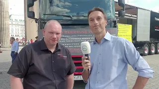 Unternehmer-Demo: LNG-Lkw-Sternfahrt zum Brandenburger Tor