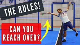 WHEN it is LEGAL to hit OVER THE NET! Padel Rules