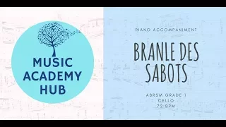 Branle des Sabots - Piano Accompaniment 72 bpm