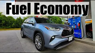 2022 Toyota Highlander Hybrid - Fuel Economy Review + Fill Up Costs