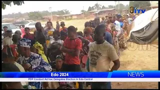 EDO 2024: PDP Conduct Ad hoc Delegates Election In Edo Central