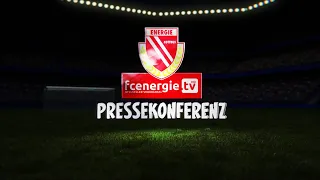 FC Energie Cottbus | Pressekonferenz nach dem Heimspiel gegen den 1. FC Lokomotive Leipzig