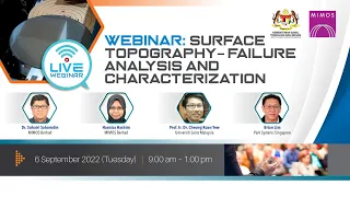 Webinar: Surface Topography–Failure Analysis and Characterization