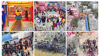 SARASWATI PUJA 2080 in one video || New Rose Public School || Lokendra official #saraswatipuja