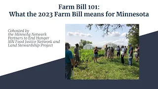 Farm Bill 101: What the 2023 Farm Bill means for Minnesota