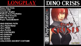 Dino Crisis [USA] (PlayStation) - (Longplay - Normal Difficulty | Bad Ending Path)